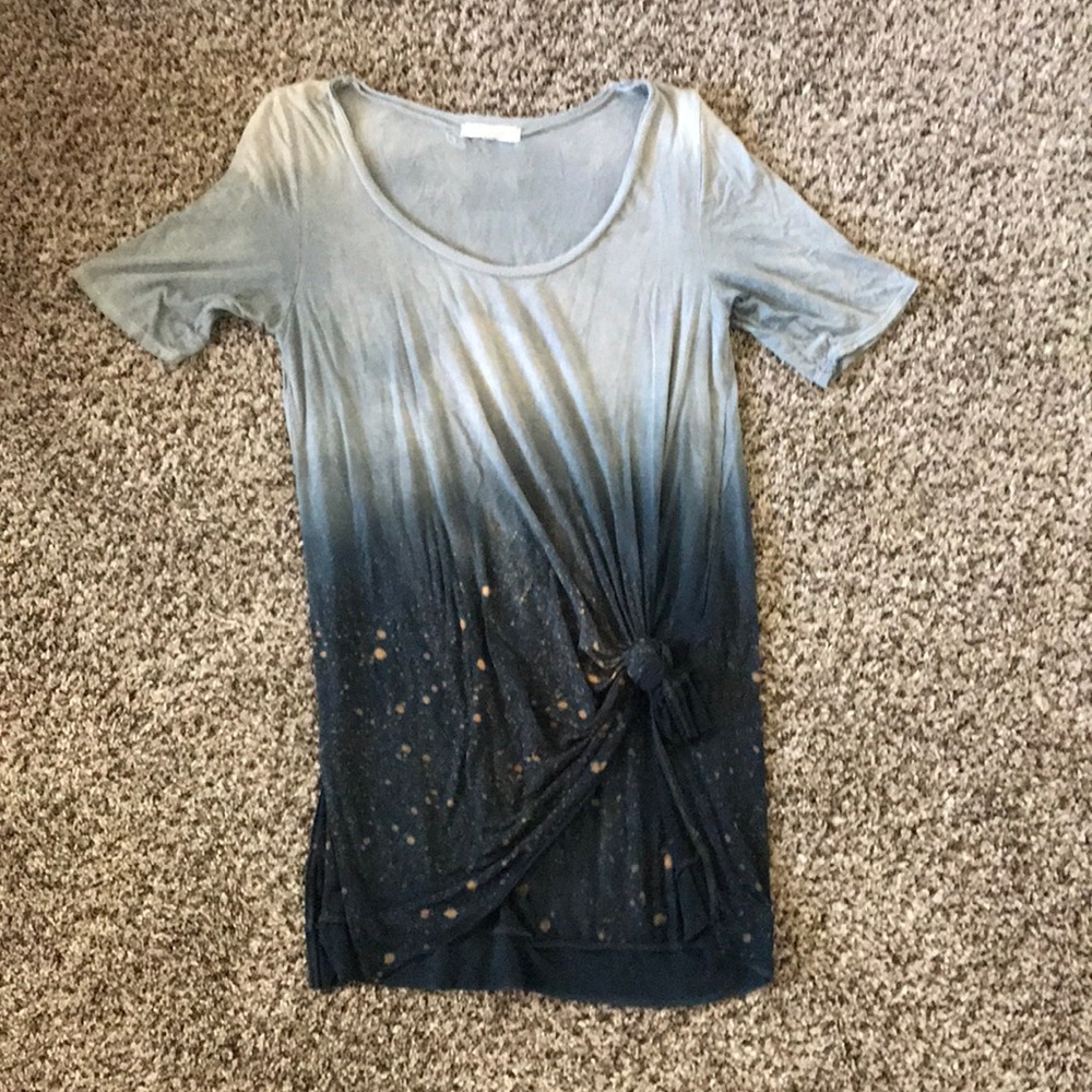 Blue tunic shirt